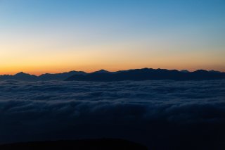 雲海と富士山