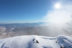 天狗岳からの下山中4