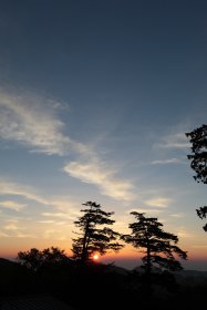 雲取山荘前から見る日の出