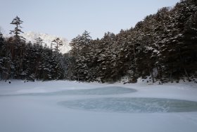 みどり池と天狗岳