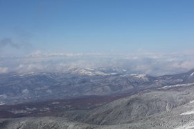 北アルプスの山々