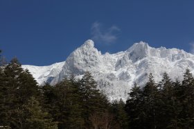 赤岳鉱泉からの大同心