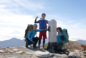 赤石岳にて