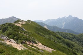 槍ヶ岳へと続く表銀座