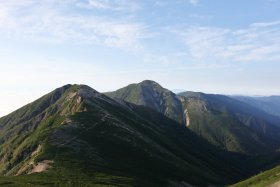 常念岳と蝶ヶ岳