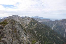 別山尾根と薬師岳