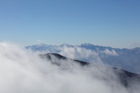 仙丈ケ岳、甲斐駒ヶ岳、北岳