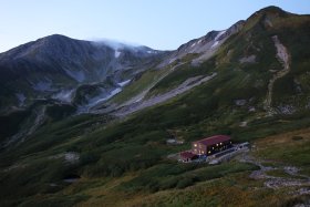 剱沢と剣山荘