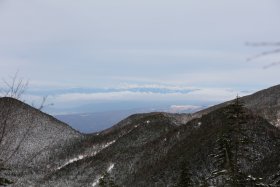 北アルプスの山々