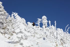 下山中