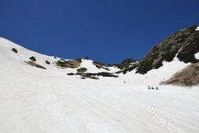 白馬頂上山荘へ向けて