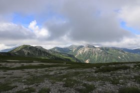 鷲羽岳、ワリモ岳、水晶岳、祖父岳、三俣蓮華岳