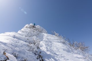 剣ヶ峰直下