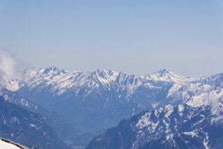 水晶岳、赤牛岳、黒部五郎岳