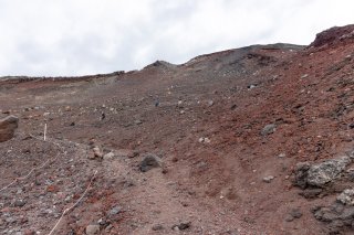 山頂からの下山