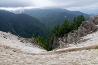 山頂の景色