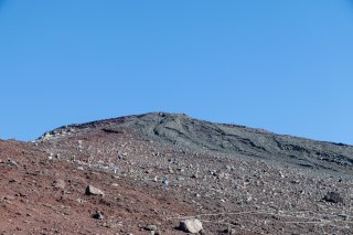 山頂は快晴