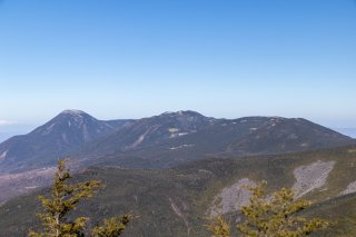 蓼科山、北横岳、縞枯山、茶臼山