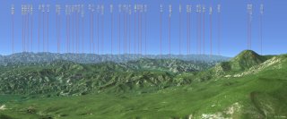 立山、鹿島槍ヶ岳、五竜岳、白馬岳
