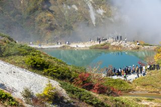 紅葉と八方池